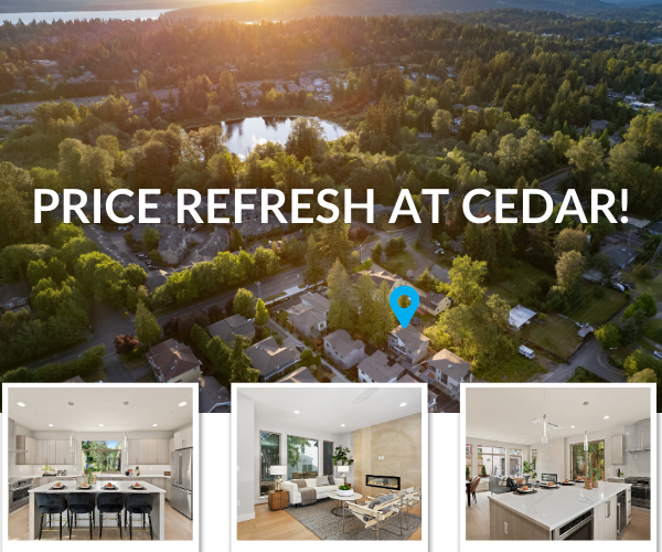 PRICE REFRESH AT CEDAR IN ROSE HILL